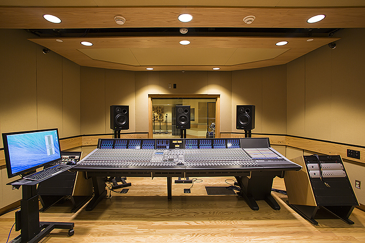 API Soundboard in one of FLCC's five world-class recording studios.