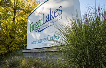 Finger Lakes Community College Victor Campus Center sign