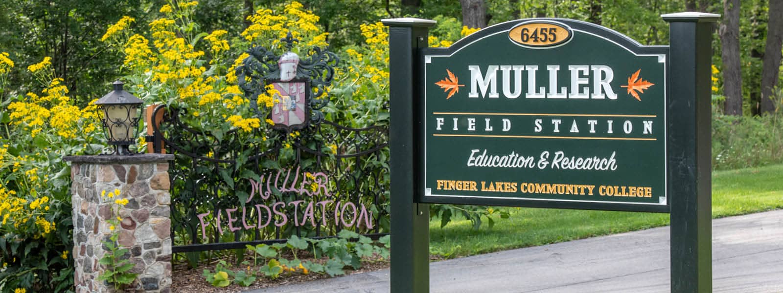 Muller Field Station, front entrance, located at the south end of Honeoye Lake near Naples.